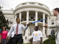 Obama am Spielen