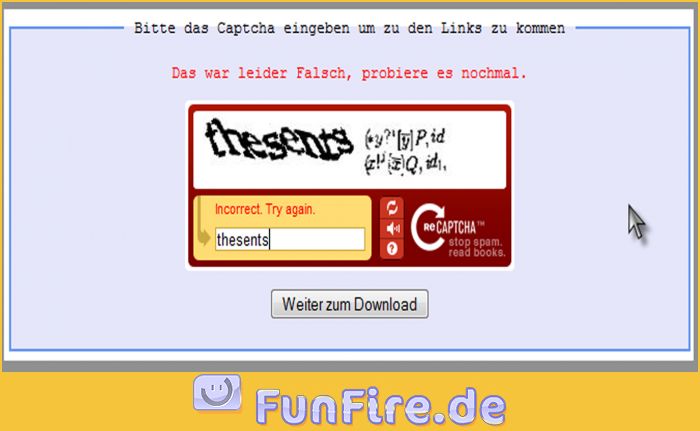 Selsamer Sicherheitscode