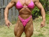 Weibliche Bodybuilde