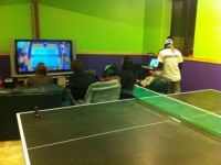 Tischtennis spielen