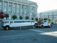 Limo abgeschleppt