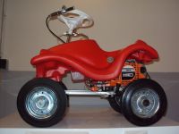 Bobbycar mit 3-PS-Benzinmotor