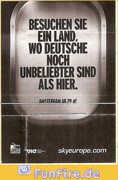 Lustige Werbung