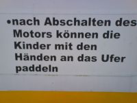 Kinder müssen paddeln