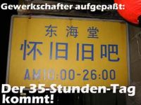 Der 35 Stunden Tag
