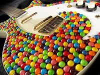 Gitarre mit Smarties