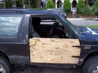 Auto Holztür