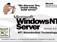 Witziger NT Logon Screen
