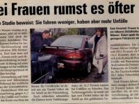 Weiblicher Unfall
