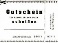 Gutschein für den Wald