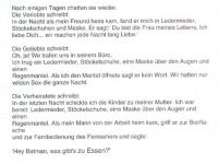 Überraschung für die Männer