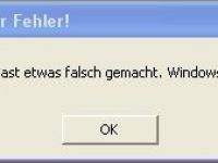 Windows ist beleidigt