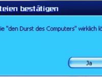 der PC hat Durst ?