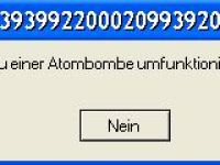 Computer wird zur Atombombe