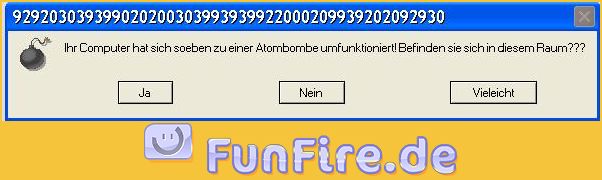 Computer wird zur Atombombe