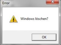 Windows löschen
