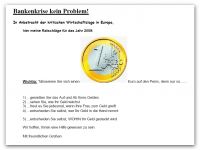 Bankkriese kein Problem