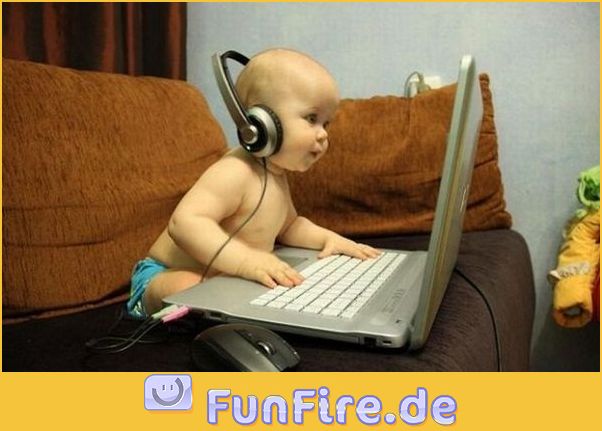 Früh übt sich der Computerspezialist
