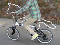Kurioses Pferdefahrrad