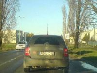 Spektakuläres Nummernschild