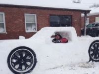 Cooles Schneemobil