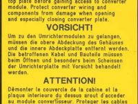 Vorsicht Schild