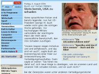 Bush Versprecher