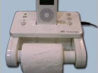 Der Ipod auf dem Klo