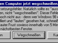 Weg damit