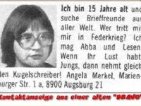 Angie sucht Brieffreunde