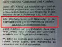 Arbeiten mit Termin
