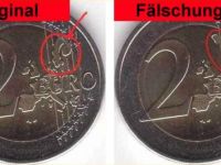 Falsche Euromünzen