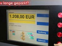 zu lange geparkt!