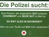 Die Polizei sucht...