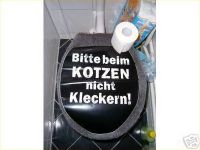 Klodeckel Aufkleber