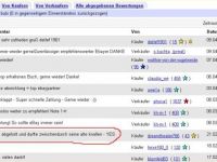 Bewertung bei Ebay