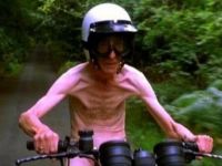 Crazy Motorradfahrer