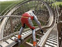 Ab gehts auf der Achterbahn
