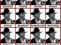 Emotionstabelle von Chuck Norris