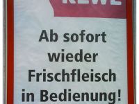 Endlich wieder Frischfleisch