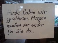Morgen machen wir für sie da