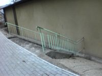 Treppe an die Wand
