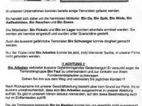 Warnung an alle Mitarbeiter