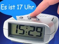 Uhr mit Zeitansage!