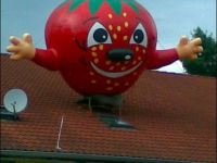 Lustige Erdbeere