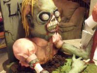 Gruseliger Zombiekuchen