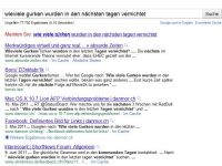 Google und die Gurken