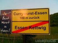 Churrywurst-Essen