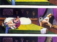 Fußball im Bett.